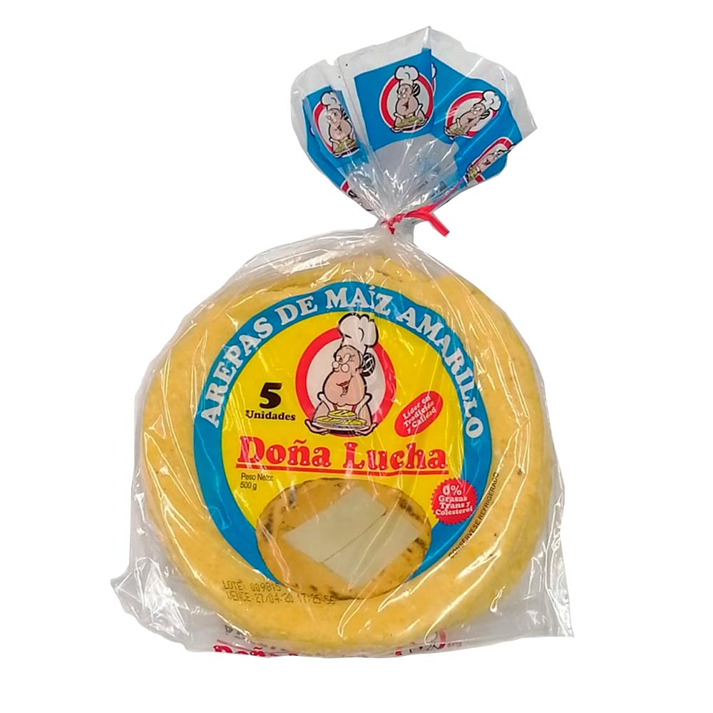 Arepas De Maíz Amarillo Doña Lucha 5und Tiendas Jumbo