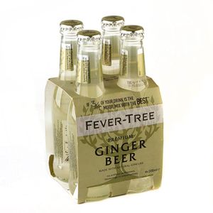 Bebida Fever Tree beer ginger four-pack x 200 ml