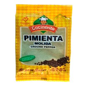 Pimienta El cocinerito molida chapeta x15g