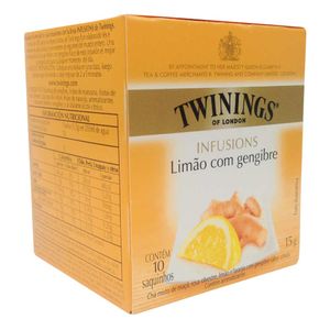 Infusión Twinings limón jengibre x 10unds x 15g