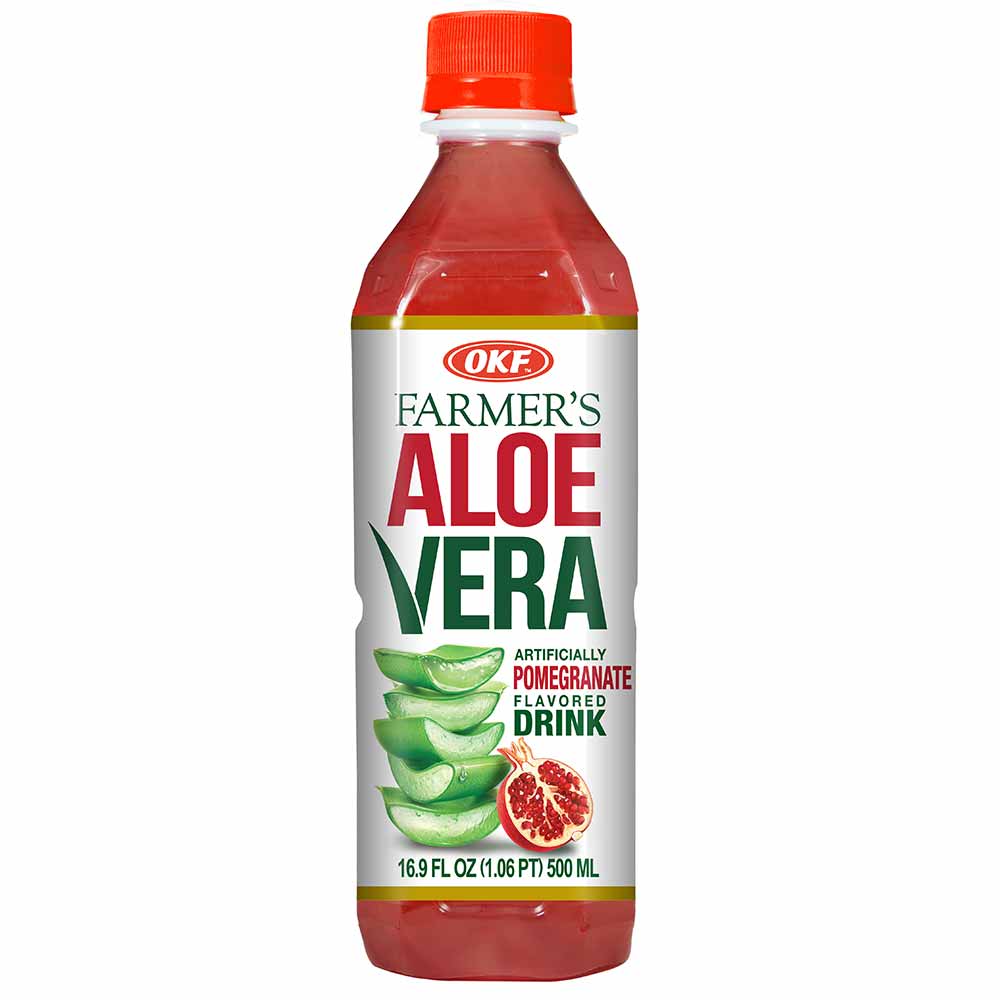 Bebida Okf Farmers Aloe Vera Granada X500 Ml Tiendas Jumbo 0171