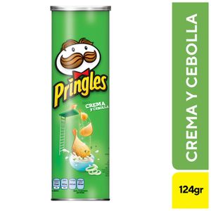Papas Pringles crema cebolla x 124 g