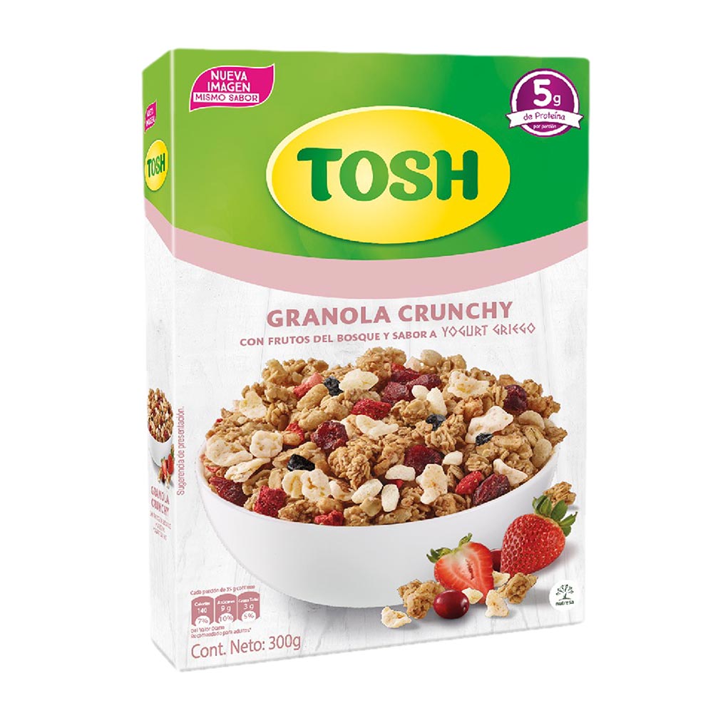 Granola Tosh crunchy frutos del bosque 300g Tiendas Jumbo