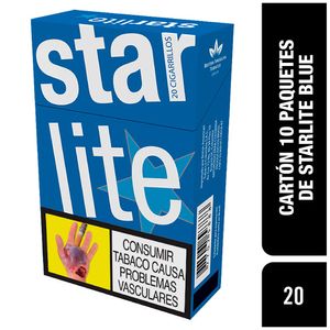 Cigarrillo Starlite Azul Cajetilla x20 unidades