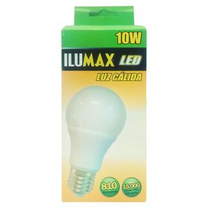 Bombillo led Ilumax  bulbo 10w luz cálida 15000 hr