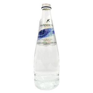Agua con gas san benedetto frizzante vidrio x750ml