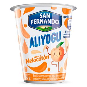 Yogurt melocotón San Fernando vaso x 150 ml