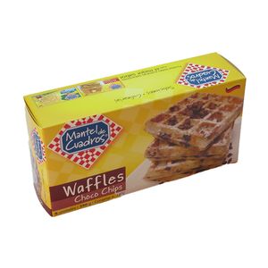 Waffles mantel de cuadros chocochips caja x6und x390g