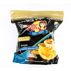 Arepa rellena queso mozzarella Santa Rita x 600g