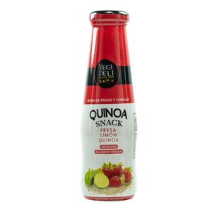 Bebida Vegi Deli quínoa limón fresa botella x 300 ml