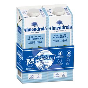 Bebida de almendras Almendrola original x2und x1L c-u