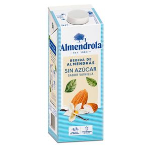 Bebida de almendras Almendrola vainilla sin azúcar x1L