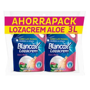 Lavaloza blancoxlozacrem aloe rosasx2undx1.5lc-upe