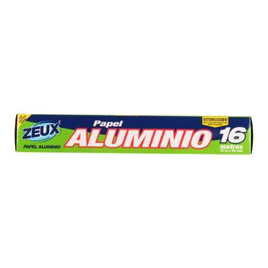 Papel zeux aluminio esterilizado x16m