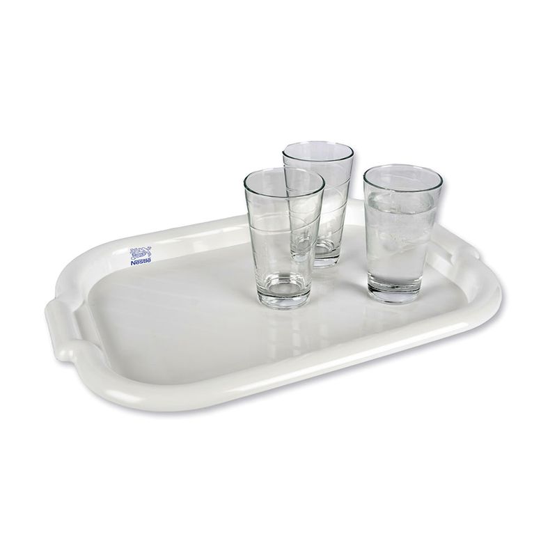 Bandeja plástica rectangular grande col surtido - Tiendas Jumbo