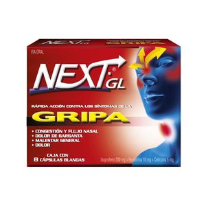 Antigripal Next Ibuprofeno x8 tabletas