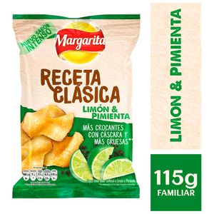 Papas margarita receta clasica limon pimientax115g
