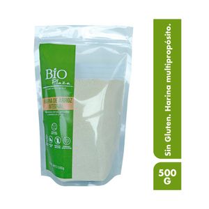 Harina Bio Plaza arroz integral x500g