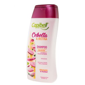 Shampoo Capibell cebolla biotina x 470 ml