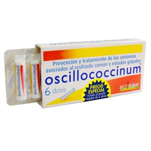 Medicamento Oscillococcinum homeopatico x 6 dosis precio especial