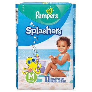 Pañales Pampers splashers etapa 4 x 11 und