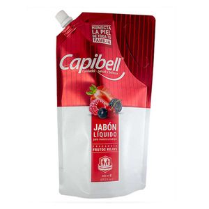 Jabón Capibell Líquido Frutos Rojos x800ml