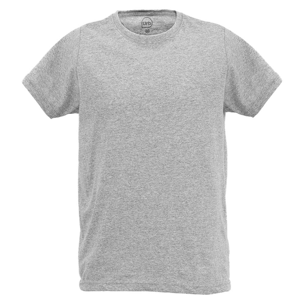 Camiseta algodon hombre gris liso Urb Tiendas Jumbo