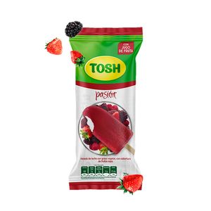 Paleta Tosh pasión frutos rojos x72g