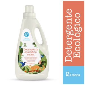 Detergente Ecotu ecológico ropa bebe sin fragancia x2L