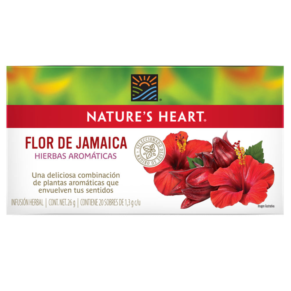 Infusión Nature's Heart flor jamaica x20undx1 3g c-u - Tiendas Jumbo