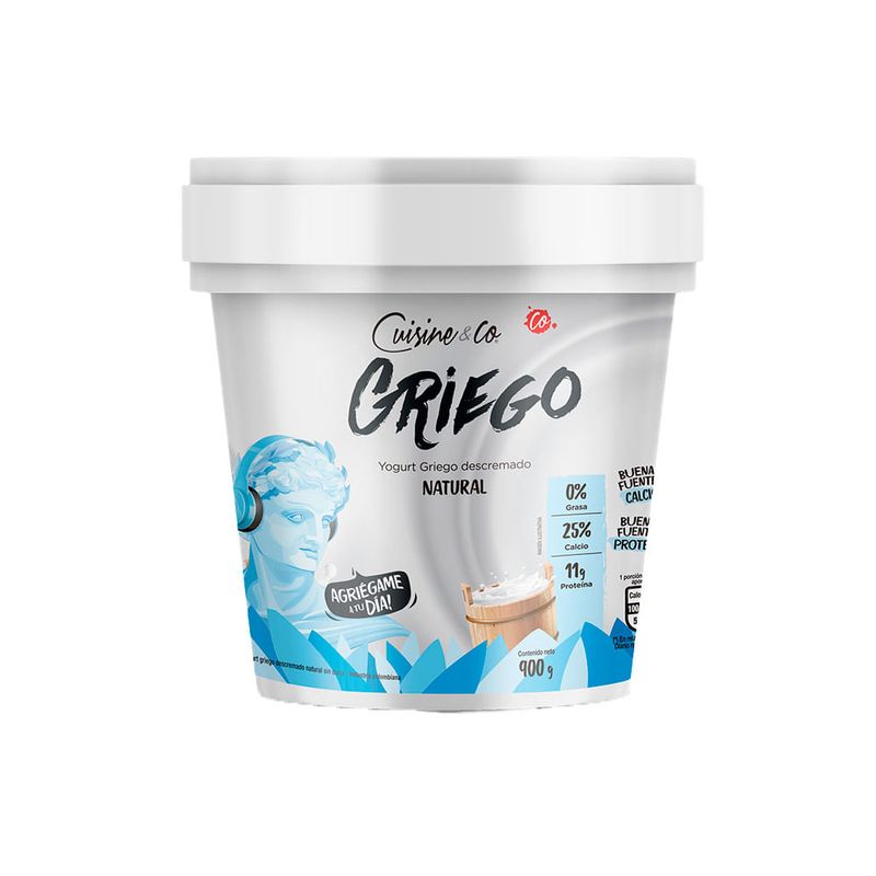 YOGURT NATURAL 0% GRASA 800 g