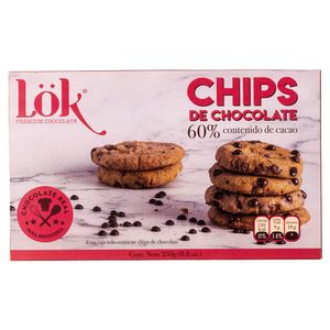Chocolate Lok chips 60% cacao x250g