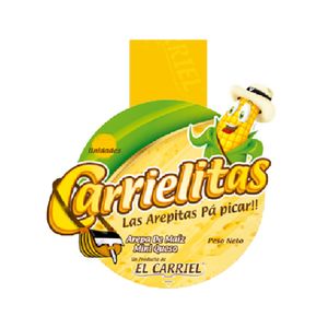 Arepa El Carriel mini maíz con queso x500g