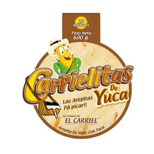 Arepa El Carriel mini maiz yuca x 500g
