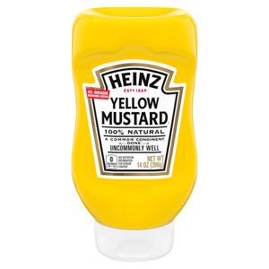 Salsa Heinz mostaza amarilla x 396g