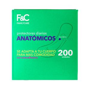 Protectores Family Care diarios anatómicos x200 und