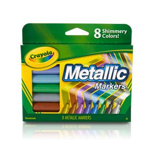 Marcadores metalizados x 8 crayola