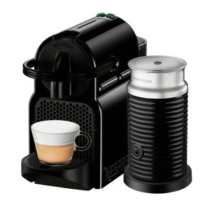 Maquina de café Nespresso con espumador de leche inissia A3D40-US-BK-NE4 negra
