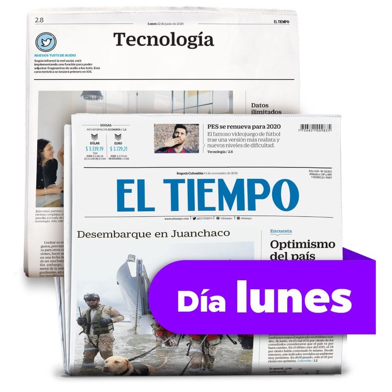 Periodico-El-Tiempo-Lunes