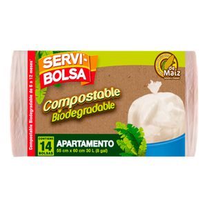 Bolsa Servi Bolsa compostable x14 unids