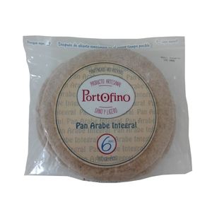 Pan árabe Portofino integral x6unds x60g c/u