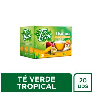 Infusión Mr Tea tisana te verde frutas tropicales x20 und x30g