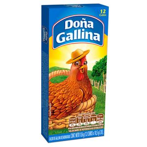 Caldo de gallina Doña Gallina cubos x12und x126g