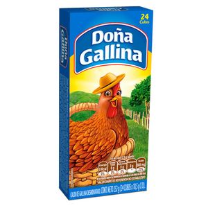 Caldo de gallina Doña Gallina cubos x24und x252g