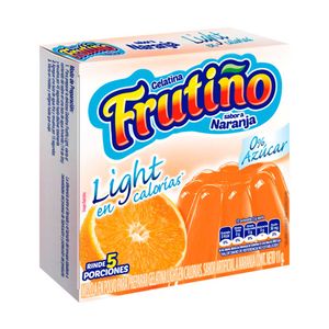 Gelatina Frutiño light naranja  x11g