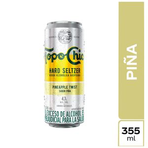 Aperitivo Hard Seltzer Topochico piña lata x355ml