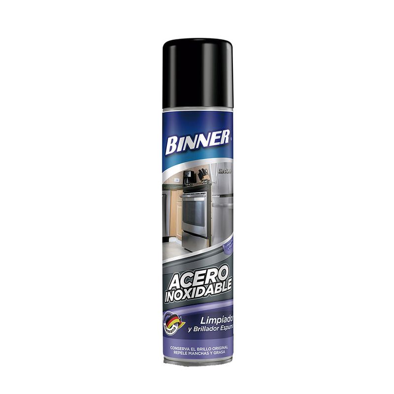 Limpiador Y Brillador Binner Acero Inoxidable 400ml - Tiendas Jumbo