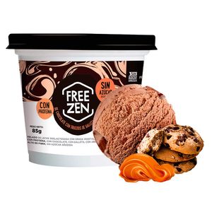 Helado Free Zen choco-galleta proteina sin azúcarx85g