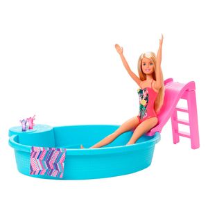 Barbie piscina glam con muñeca