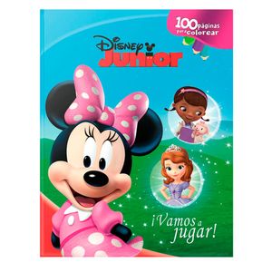 Disney jr libro 100 pÁginas para colorear